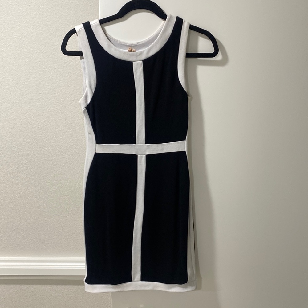Bailey 44 black and white dress